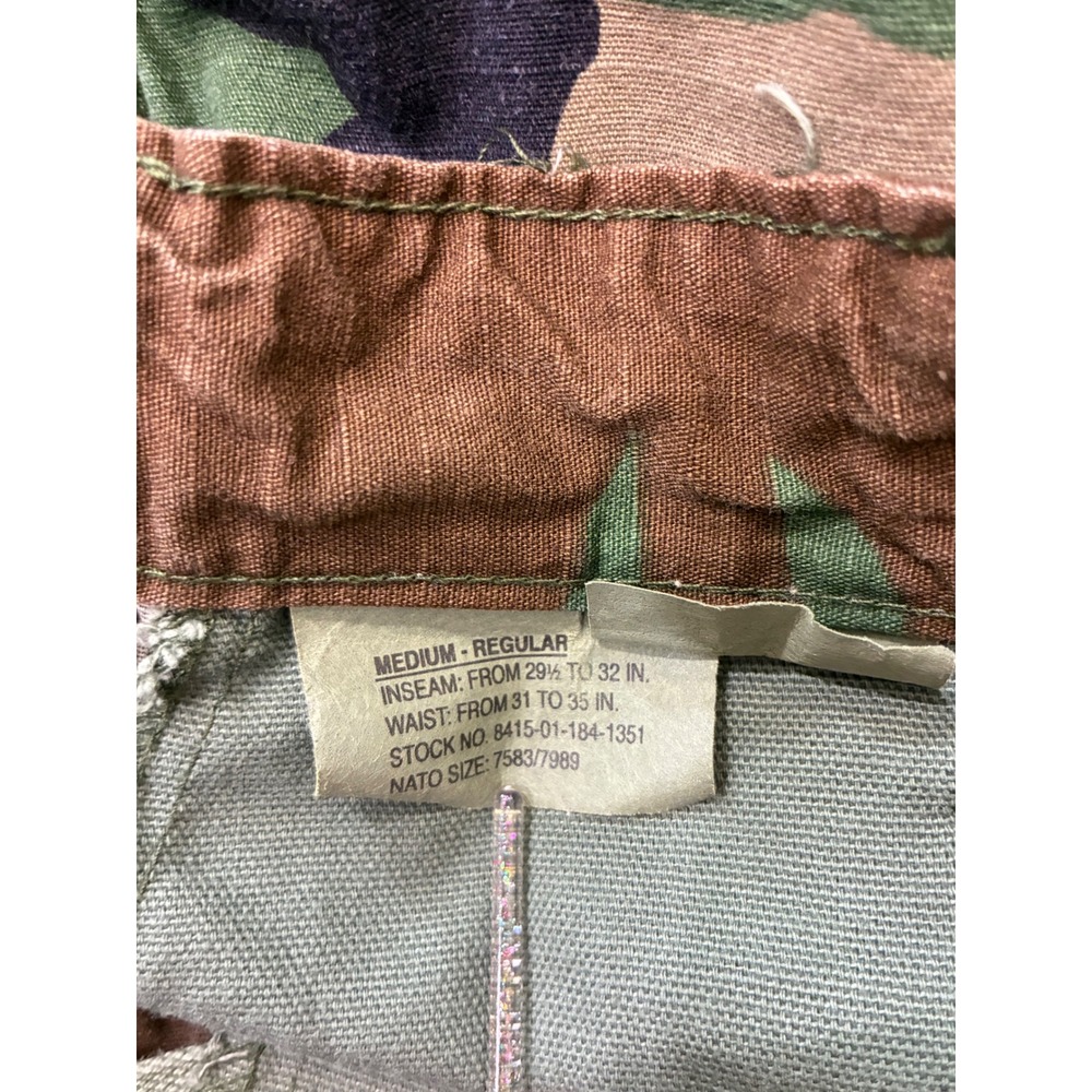 Sold. Tru-Spec Mens Woodland Camo Cargo Pants 100% Cotton Ripstop - Picture 4 of 11